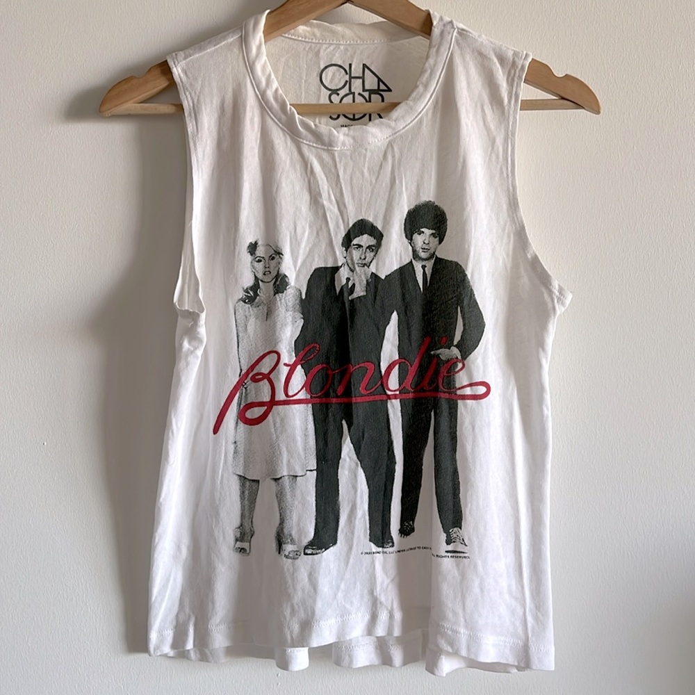 Retro Blondie Graphic Muscle Tank Sleeveless Tee